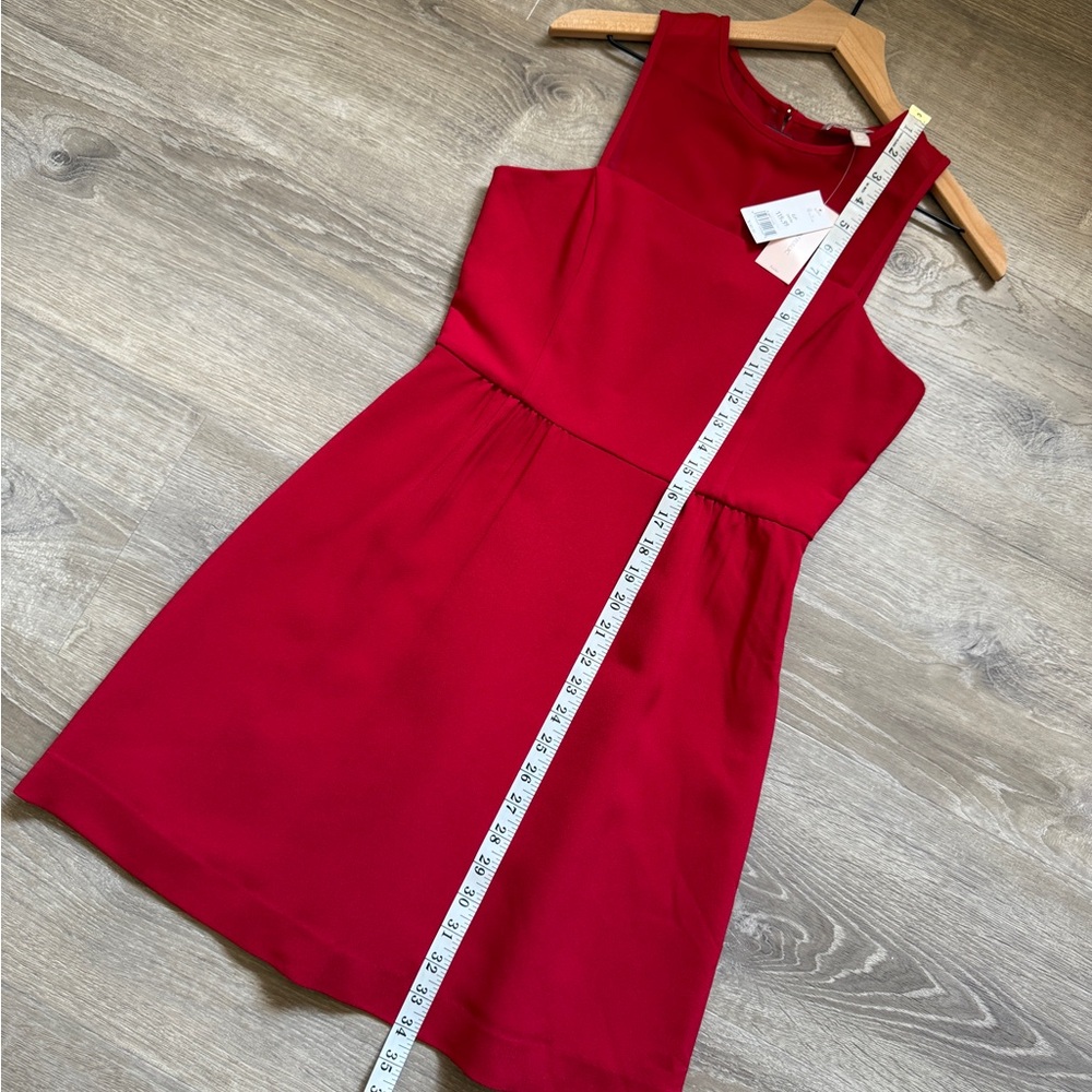 Banana Republic Vibrant Red Mini Dress-Size 6-NWT - Picture 7 of 13